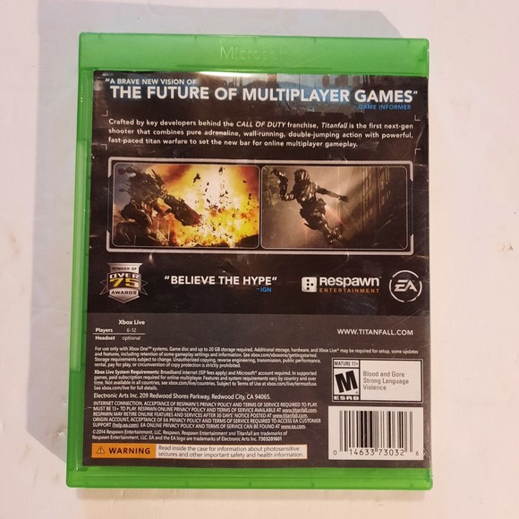 Titanfall  Microsoft Xbox One, 2014 -  (Tested) - Picture 2 of 9